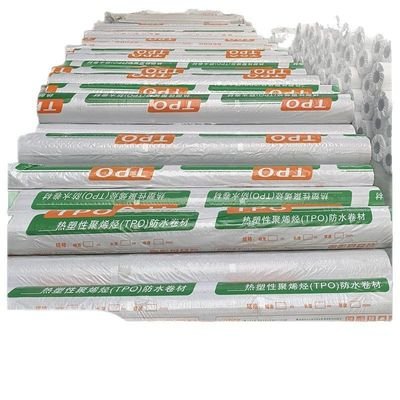 China High Tensile Strength Tpo Single Ply Roofing Membrane Heat Resistance And Durability
