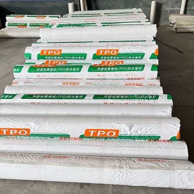 China Repackable Thermoplastic Polyolefin Tpo Roofing For Exposed Single Layer Light Steel Roof
