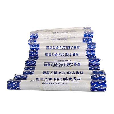 China Waterproof Pvc Roofing Membrane Film 2.0mm With Strong Plasticity For Planting Roofs