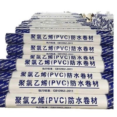China Pvc Single Ply Membrane Waterproof Sheet Fleece Backed For Plat Roof Pvc Sheet Membrane