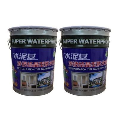 China Grey Crystalline Waterproofing Coating Time Excellent Waterproofing Ability