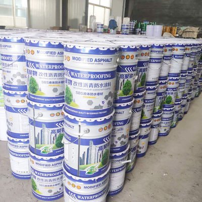 China Low Voc Content Liquid Waterproofing Membrane For Exterior Walls Tensile Strength Of 1.5 MPa