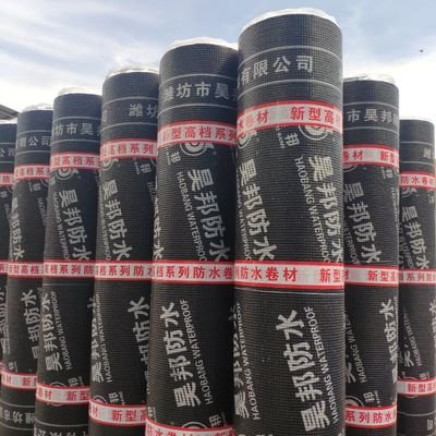 China Asphalt  Sbs Modified Bituminous Membrane With 4mm Hot Melt Application Method