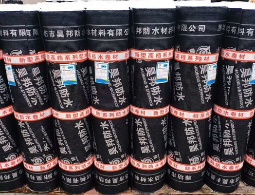 China Elastic Polymer-Modified Bitumen Waterproof Sheet Roll For Residential & Commercial Roofing