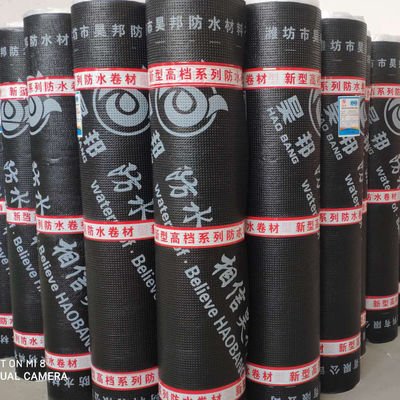 China Low Temp Flexibility At - 18°C  Modified Bituminous Membrane Roofing Glass Fiber Felt Base 30 Min Retention Time