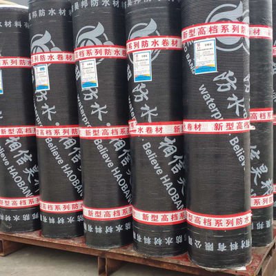 China 7.5m/10m Length Black Modified Bitumen Roofing Membrane For Residential Roofing Needs