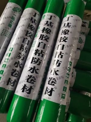 China Long Lasting Butyl Roofing Membrane For Sustainable Waterproofing Butyl Tape Roll