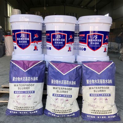 China 1.8kg/㎡ Coating Polymer Modified Cement Waterproofing With Good Chemical Resistance GB/T23445-2009
