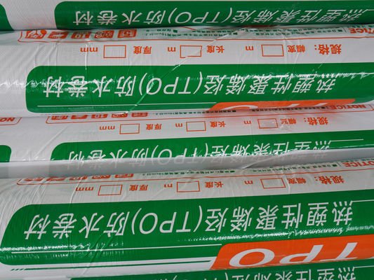 China 1.5mm TPO Roofing Sheets High Ductility Plasticity