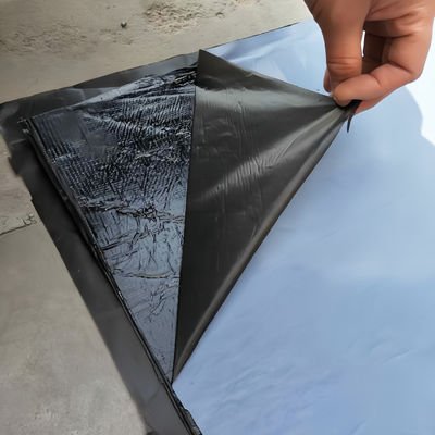 China Tensile Strength Bitumen Self - Adhesive Membrane Sheet 1.5mm Thickness For Subway Tunnel Waterproofing