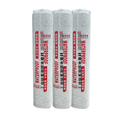 Excellent Adhesion Self Adhesive Bitumen Membrane Waterproof 1.2mm 20m/Roll Easy Construction