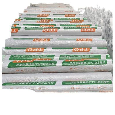High Tensile Strength Tpo Single Ply Roofing Membrane Heat Resistance And Durability