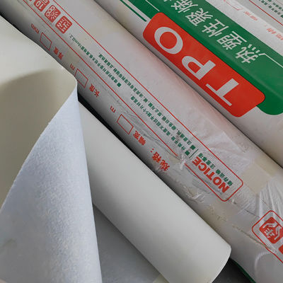 Metal Roof Mechanically Attached Systems TPO Roofing Membrane 1.5mm  Long Service Life