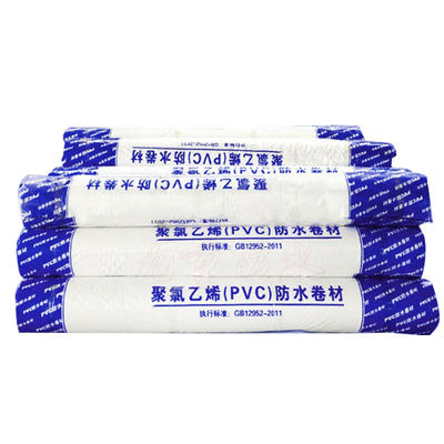White PVC Waterproof Membrane 2m Width And 1.5mm Thickness For Durable Waterproofing Solutions