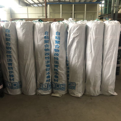 Roofing Underlay High Polymer Self Adhesive Waterproof Membrane 1.5mm White / Gray