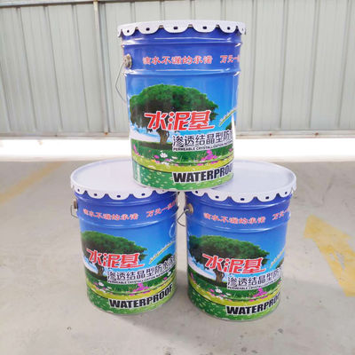 Bldg Undergrnd Easy Scraping Cementitious Waterproofing Coating / Crystalline Coating Waterproof