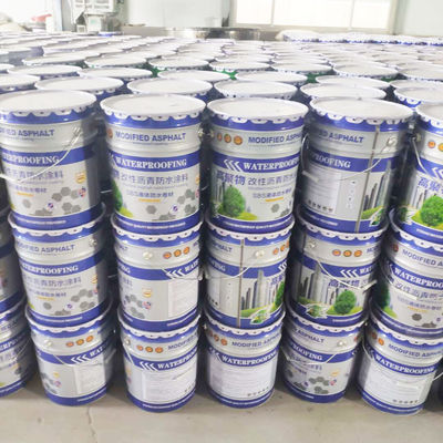 Emulsified Asphalt Water Based Polymers Fluid Applied Roofing Membrane 2 Mm Crack Bridging Ability