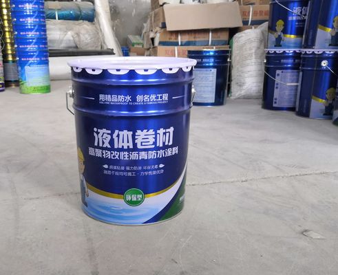 Liquid Membrane Waterproofing Weather Resistant Cold Applied Sprayable High Elastic