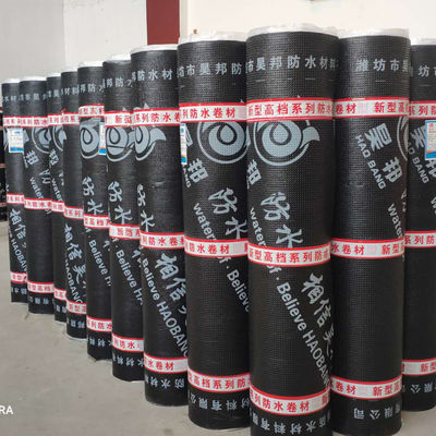 Sbs Waterproofing Modified Bitumen Roofing Membrane With 3mm Thickness 10m Length Longitudinal 450N/50mm Tensile Strength