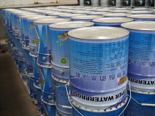 High Strength Polyurethane Waterproof Coating Yellowing Resistance ≥4 High Elongation At Break