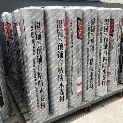 Good price 1.2mm * 20m * 1m Economical And Practical Self Adhesive Membrane Roofing For Residential Roofs online
