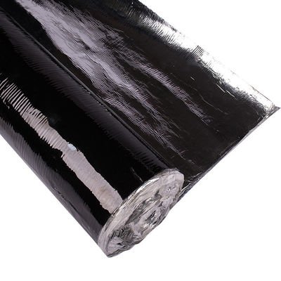 Black Waterproofing Membrane Self Adhesive Longitudinal Elongation At Break ≥250%