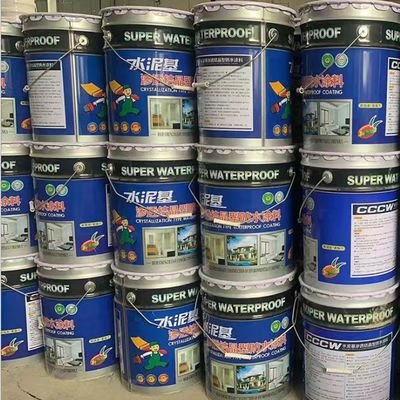 Cement-Based Crystalline Waterproofing Coating with Deep Penetration