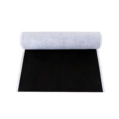 High Elastic Black EPDM Waterproofing Membrane In 1.2mm Thickness For Waterproofing Solutions