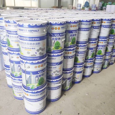 Emulsified Asphalt Water Based Polymers Fluid Applied Roofing Membrane 2 Mm Crack Bridging Ability