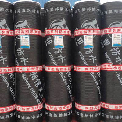 Black Hot Melt  Modified Bitumen Roofing Membrane 2 Ply Sbs Roofing 10m Length