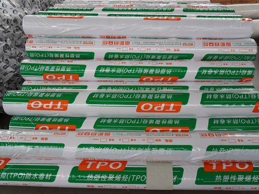 1.2mm TPO Roofing Membrane for Green Roofs with High Stability