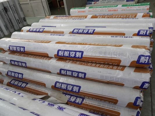 Durable Reinforced Pvc Roof Deck Membrane 20m Length Long Lasting Pvc Roofing Membrane
