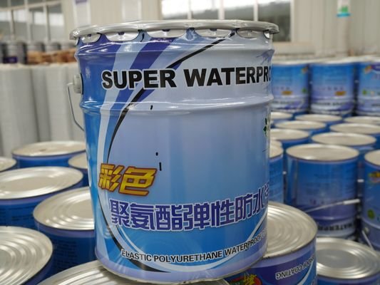 High Strength Polyurethane Waterproof Coating Yellowing Resistance ≥4 High Elongation At Break