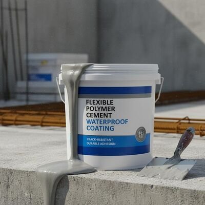 Flexible Polymer Cement Waterproof Coating Crack-Resistant Wide-Coverage Durable Adhesion