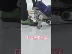 Hoja de membrana impermeable de alto polímero TPO soldable con refuerzo de alta resistencia a los rayos UV