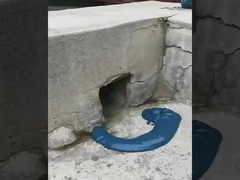 Fuerte adhesión líquido aplicado impermeabilización de membrana polímero alta elasticidad alta elongación