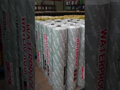 Alta resistencia a la tracción de la lámina autoadhesiva de bitumen de 1,5 mm de espesor para techos de edificios industriales