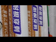 Membrana impermeable del PVC