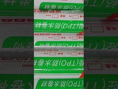 Membrana de poliolefina termoplástica Tpo soldable para impermeabilización de techos de plantación