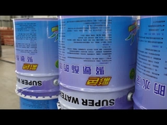 25 kg/barril Revestimiento impermeable de poliuretano tixotrópico rojo de hierro para superficies verticales