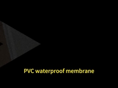 Fleece respaldado por 1,5 mm de PVC Single Ply Roofing Membrane para renovar y reparar techos de acero de color